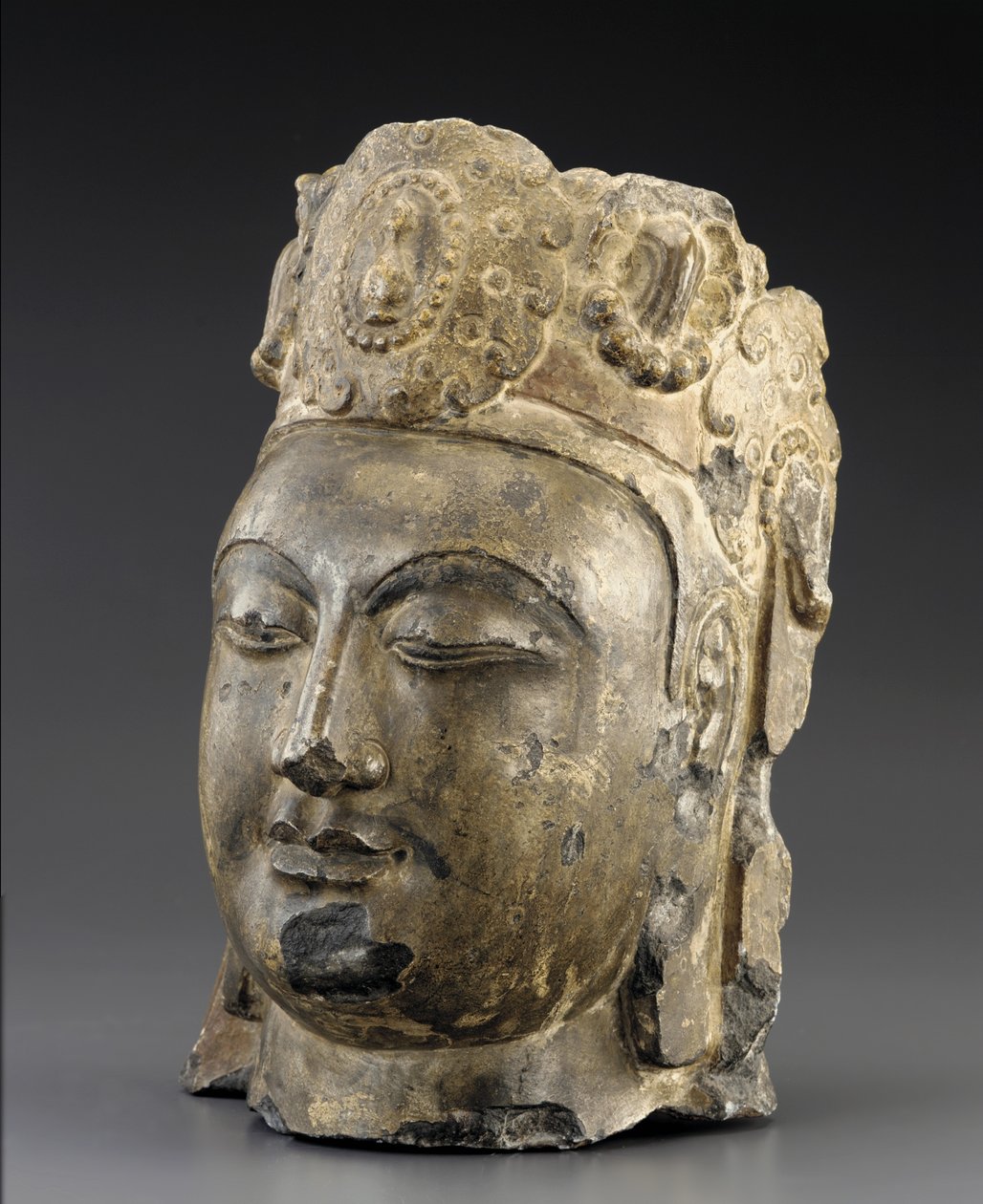 Vedoucí bódhisattvy Mahasthamaprapta (Ta-shih-chih) Období divize, 550-577 od Chinese School