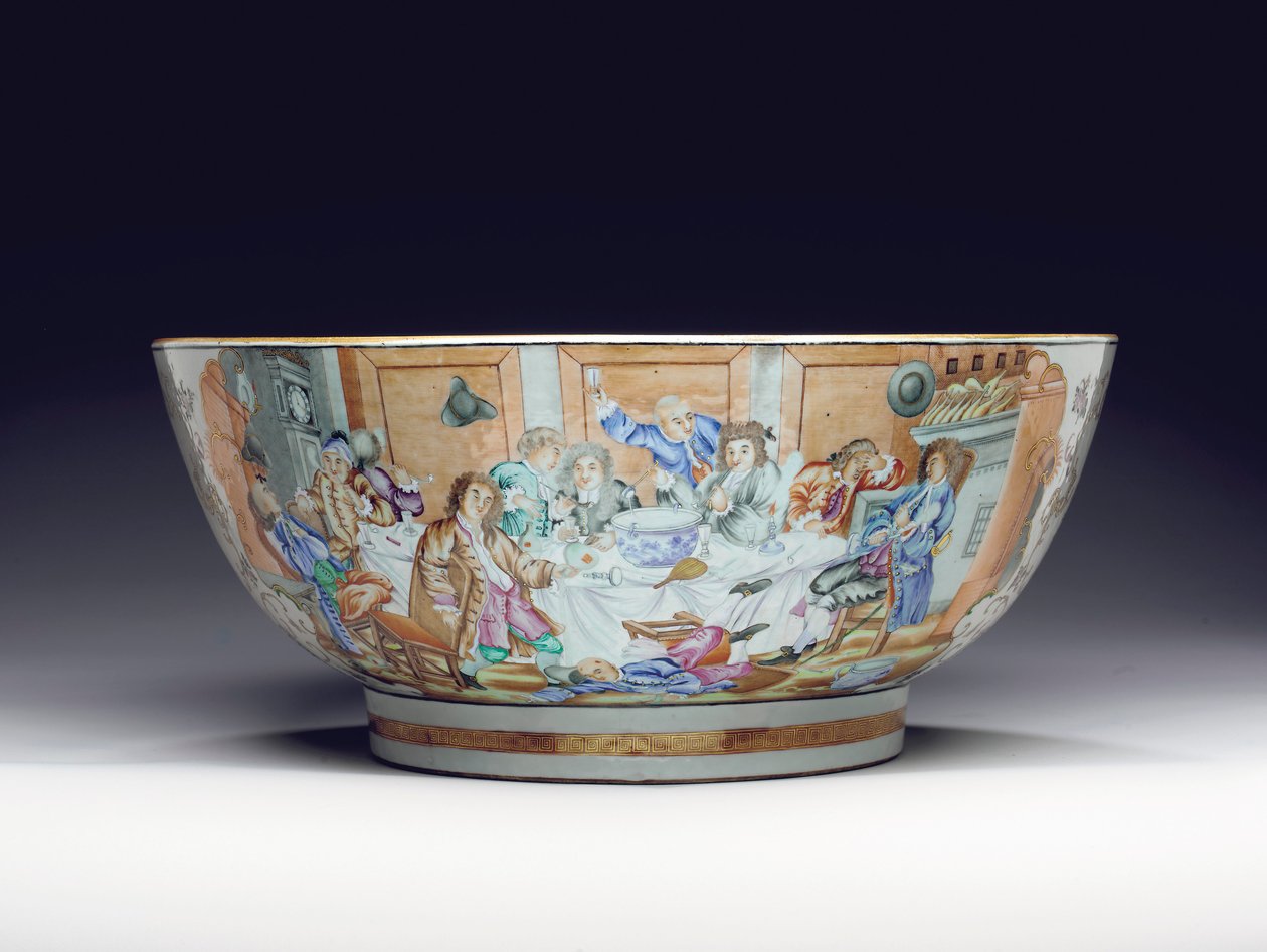 Vzácná a masivní mísa, kolem roku 1775 od Chinese School
