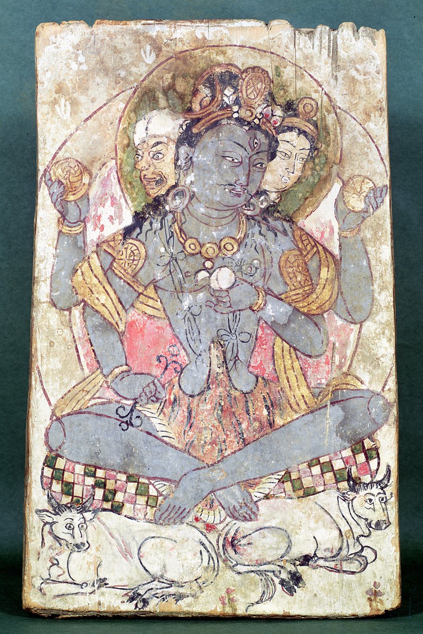 Shiva z Dandan-Willia, Hotan, cca 500-527 př.nl od Chinese School
