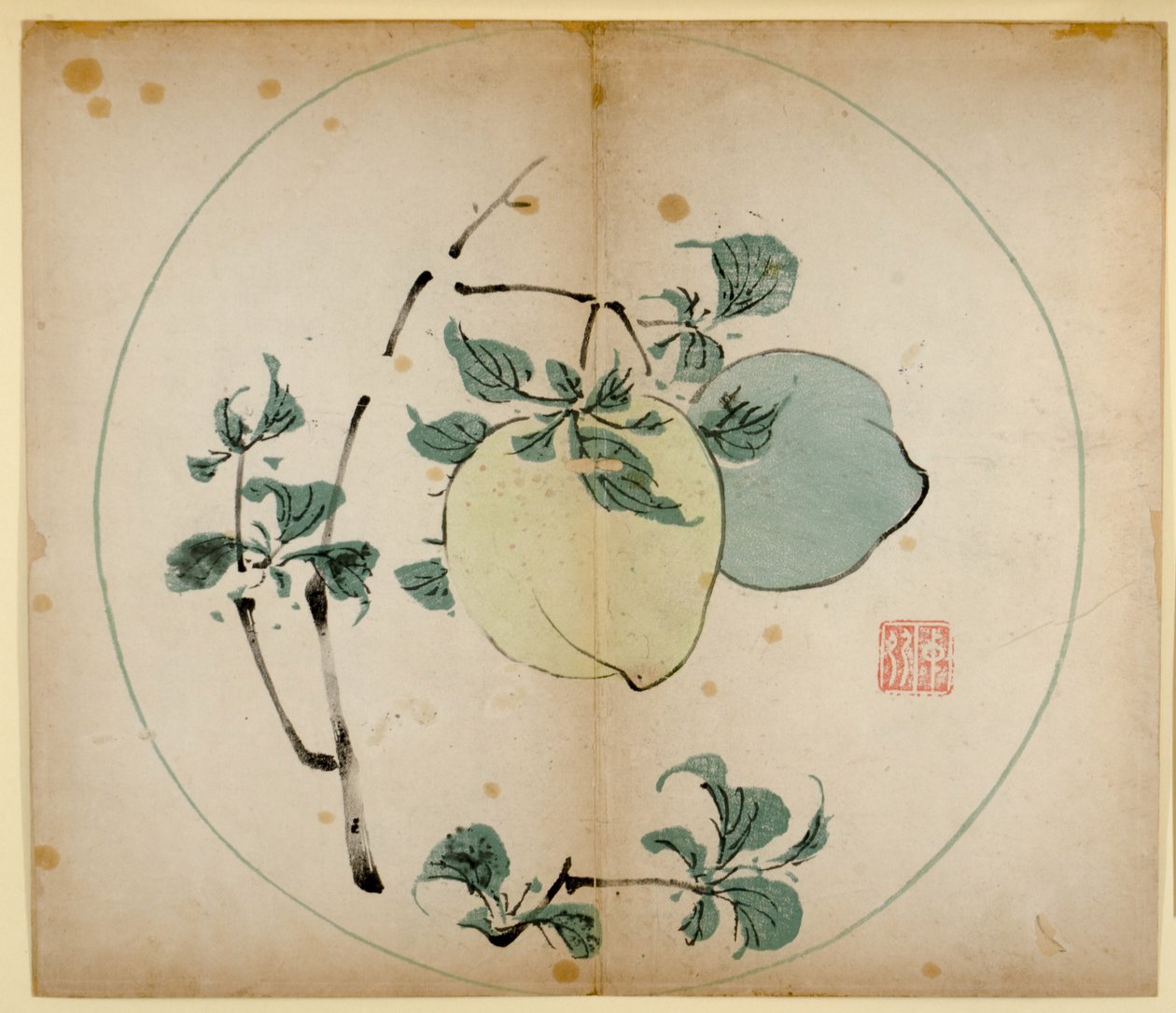 Ten Bamboo Studio Prints, 1643 (dřevěný blok) od Chinese School
