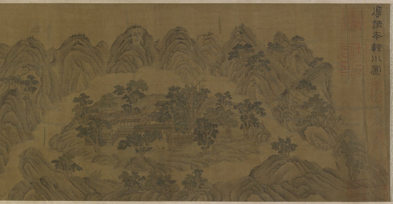 Vila Wangchuan, dynastie Ming nebo Qing od Chinese School