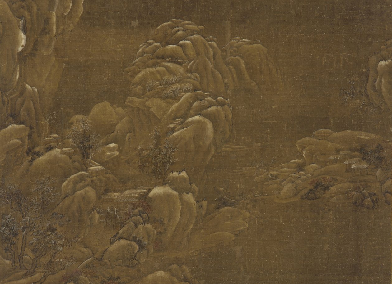 Zimní krajina, dynastie Ming nebo Qing, 15.-18. století od Chinese School