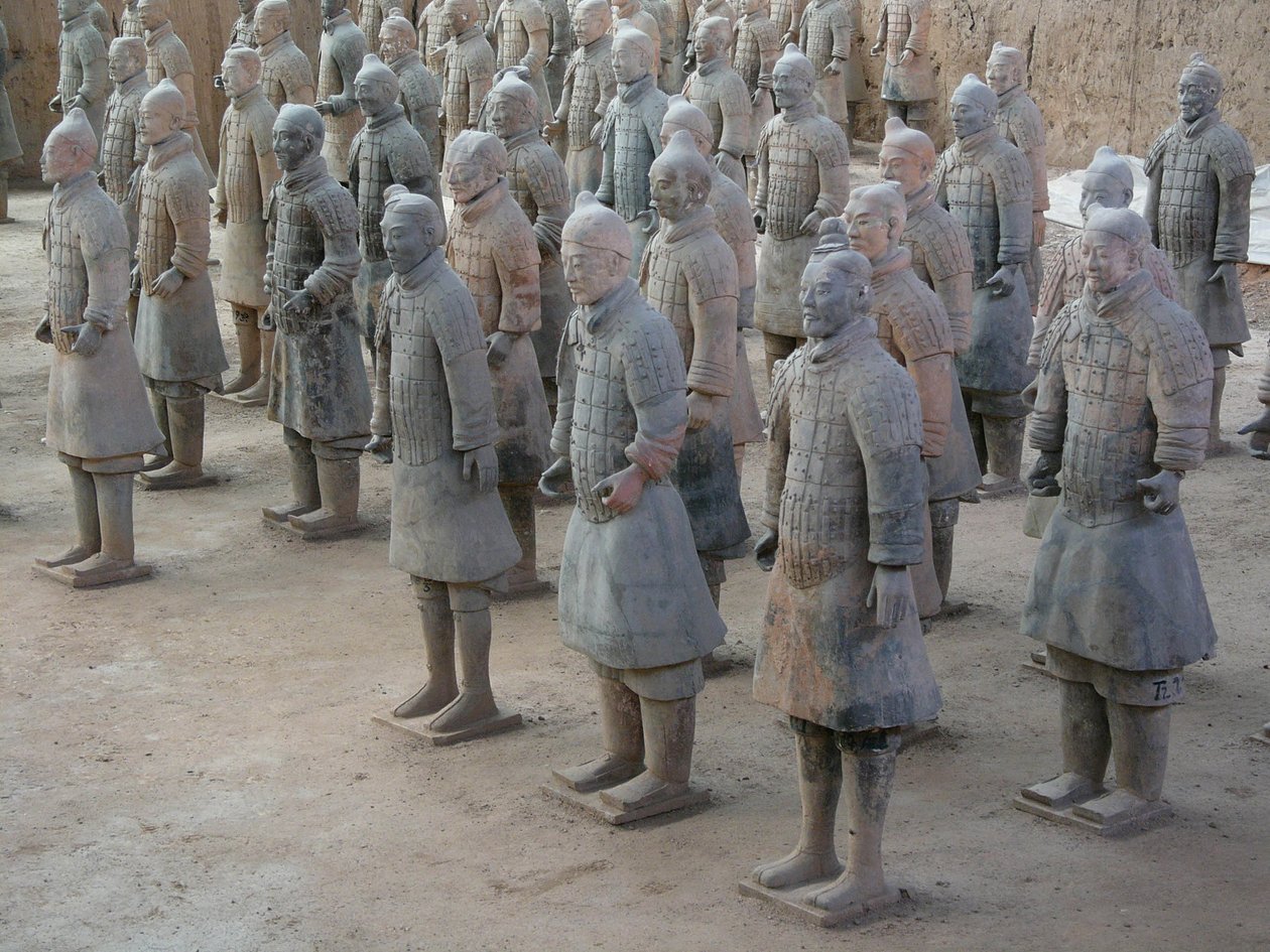 Muzeum Xian, terakotoví válečníci z hrobky císaře Shi Huangdi od Chinese School
