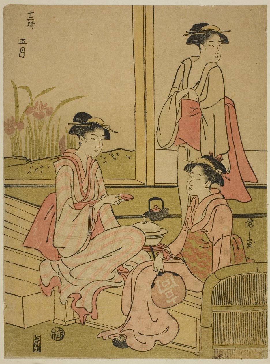 Pátý měsíc (Gogatsu), ze série "Dvanáct měsíců (Juni toki)" od Chobunsai Eishi