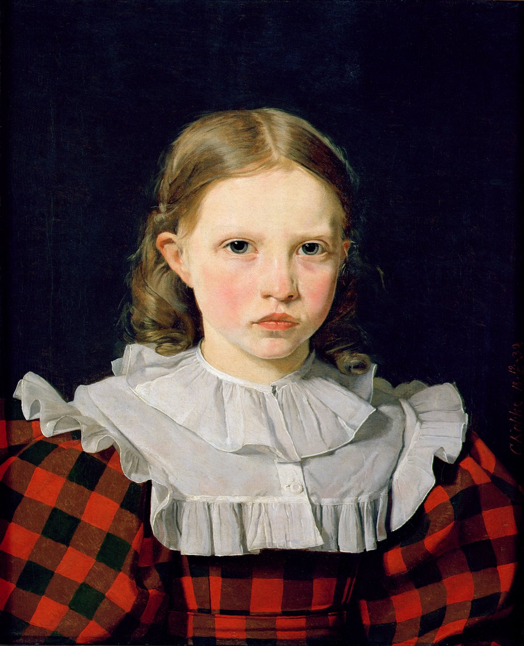 Portrét Adolphine Kobkeho (1820-80) 19. června 1832 od Christen Schjellerup Købke