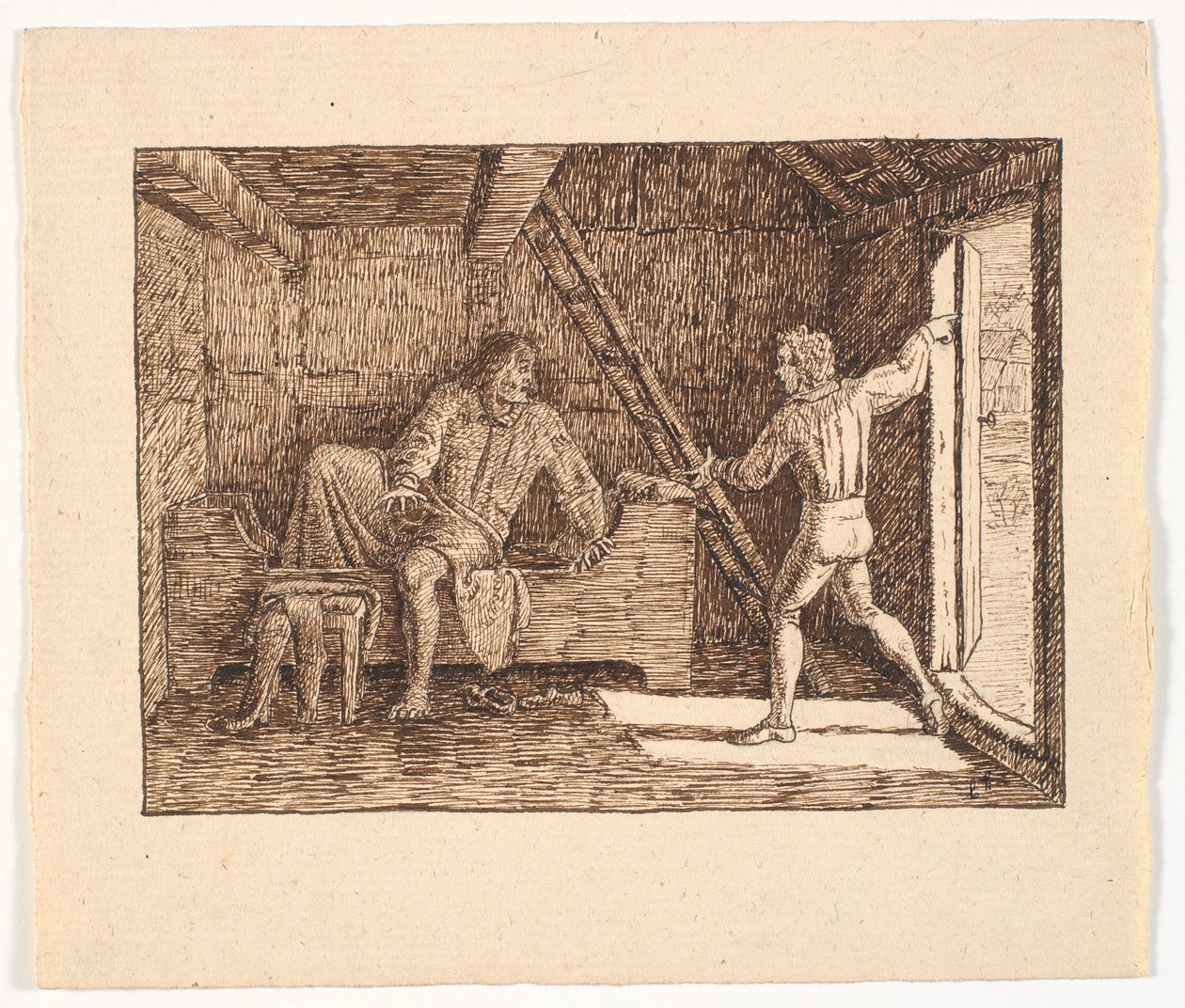 Ilustrace pro sv. Svatý. Blicher, Tři svaté předvečery od Christen Dalsgaard