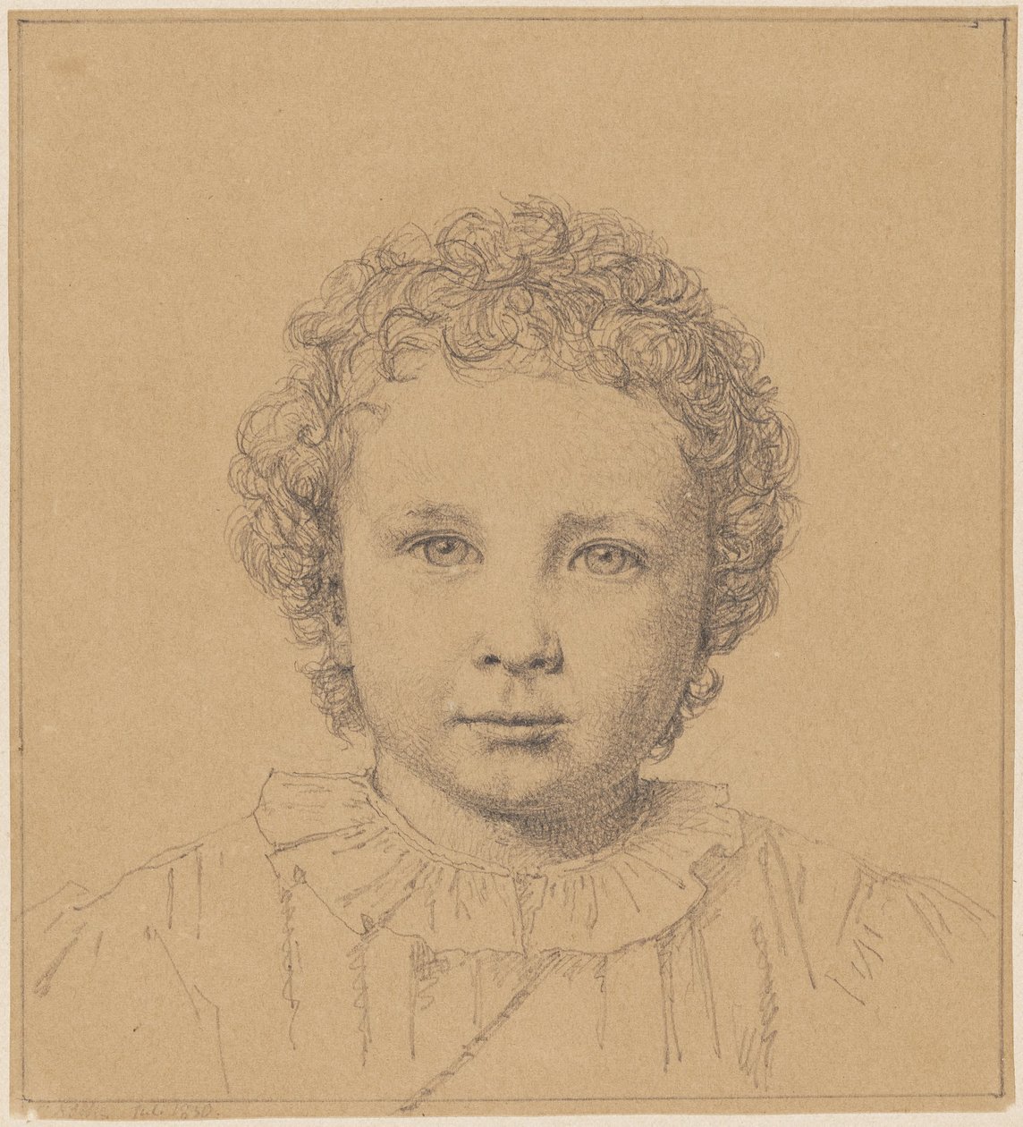 Carl [Ludvig Vilhelm Rømer] von Nutzhorn (1828-1899), ministr vnitra a generální prokurátor, guvernér kraje Vejle od Christen Købke