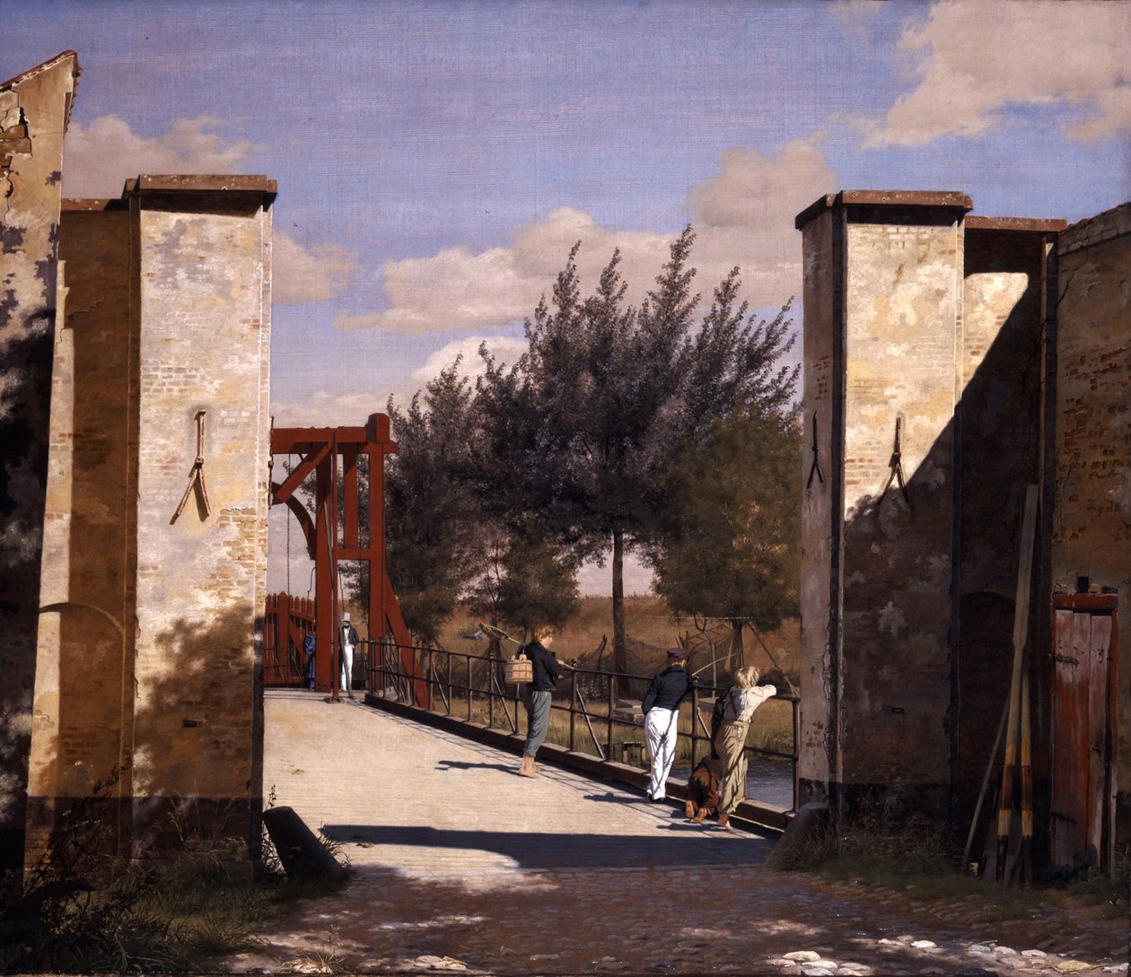 Severní brána Citadely, 1834 od Christen Schjellerup Købke