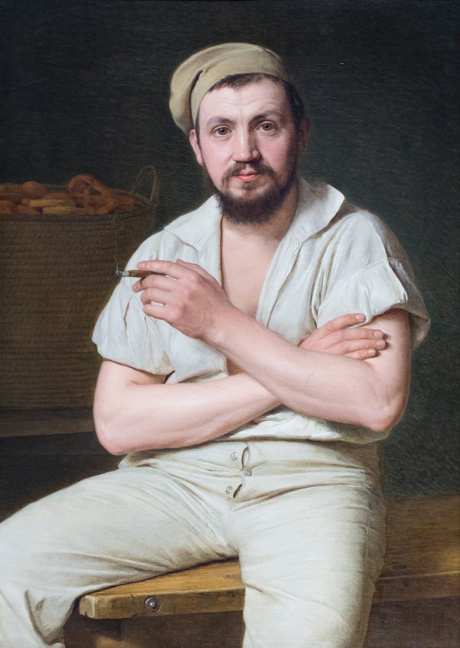 Portrét Wilhelma Bendze, kolem roku 1830 (olej na plátně) od Christen Schjellerup Kobke