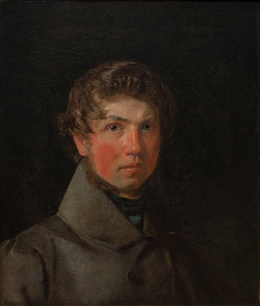 Autoportrét, c. 1833 (olej na plátně) od Christen Schjellerup Kobke