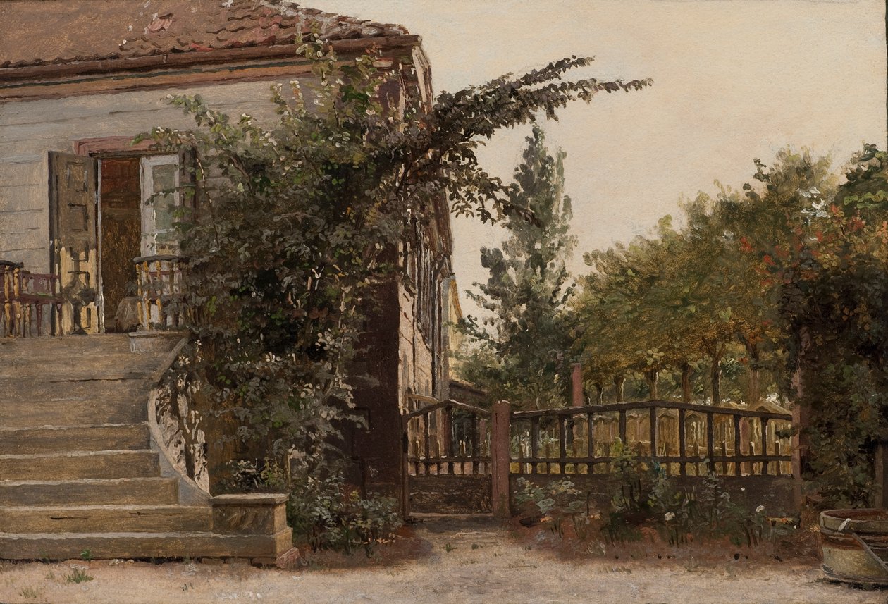 Zahradní schody vedoucí do Artist