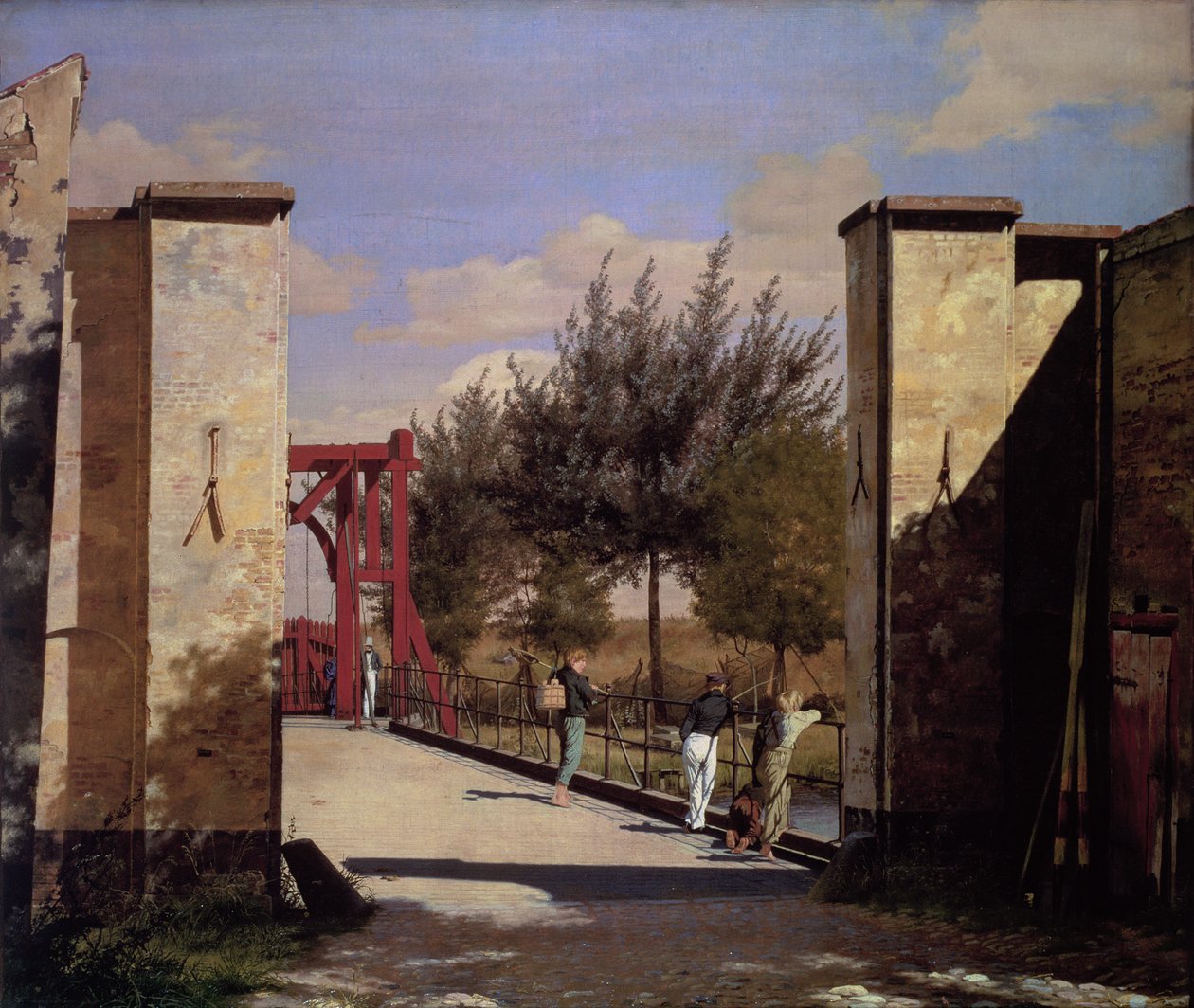 Severní brána Citadely, 1834 od Christen Schjellerup Kobke