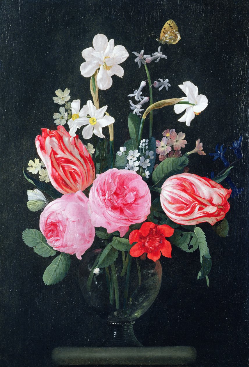 Růže, narcisy, tulipány a další květiny od Christiaan Luykx or Luycks