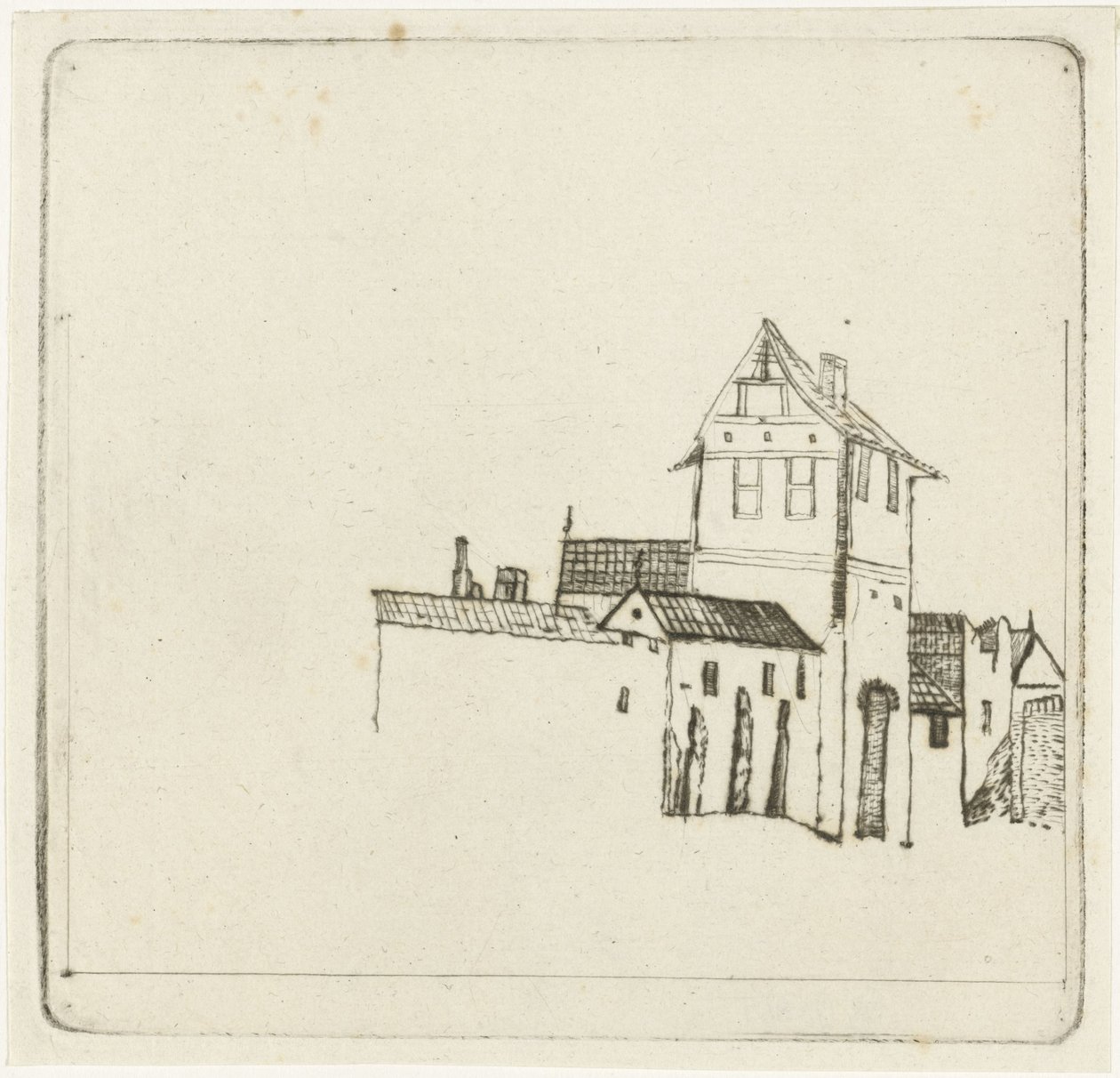Městské hradby od Christiaan Friedrich Ruppe