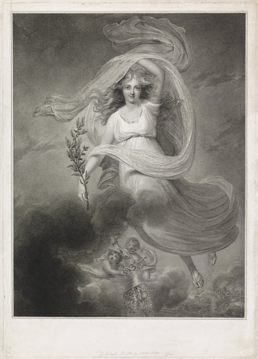 Alegorie míru z Amiens, 1802 od Christiaan Josi