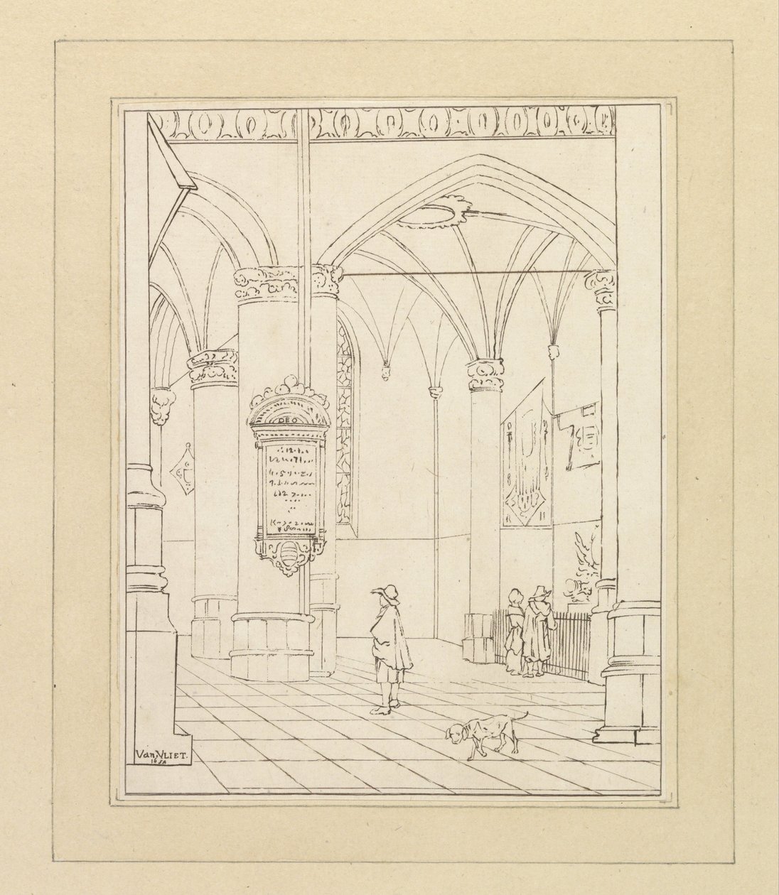 Kerkinterieur od Christiaan Josi