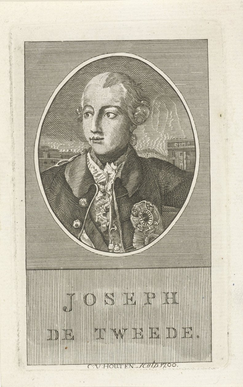 Portrét Josefa II., německého císaře od Christiaan van Houten
