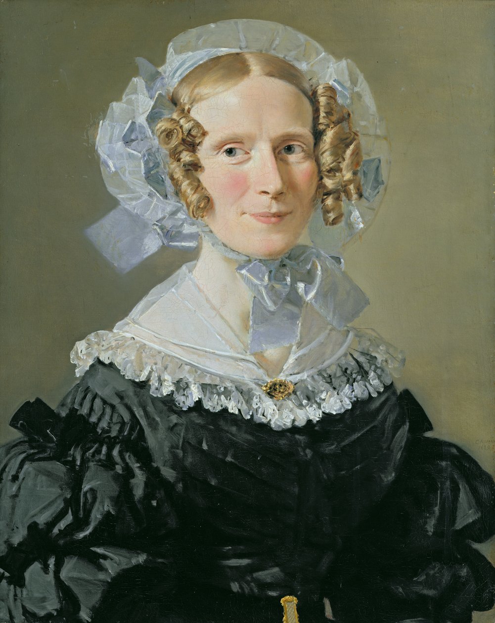 Emilie Kessel (1800-53) 1839 od Christian Albrecht Jensen