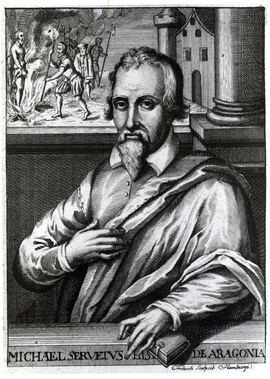 Michael Servetus (1511-53) od Christian Friedrich Fritzsch