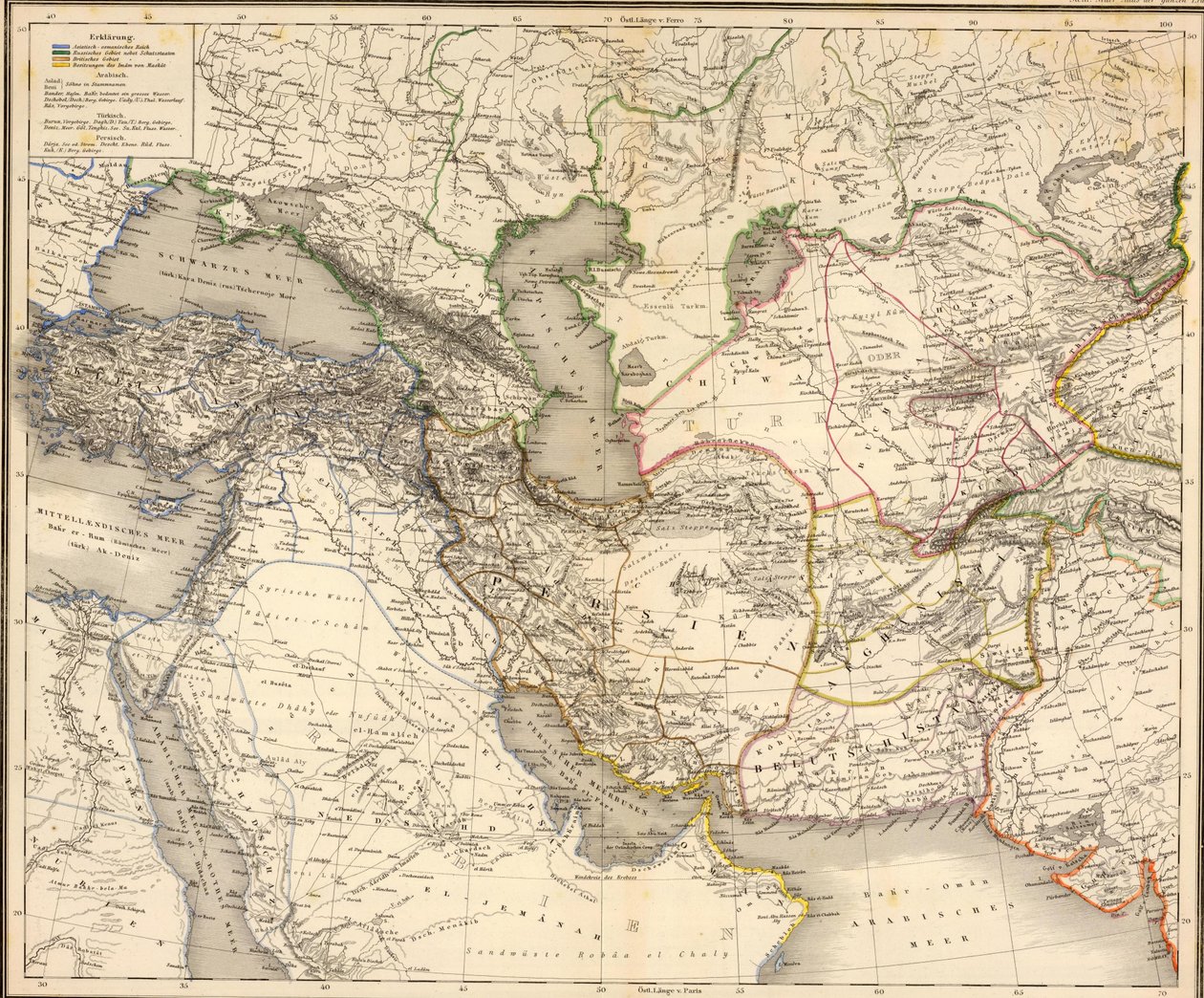 Západní Asii od Christian Gottfried Daniel Stein