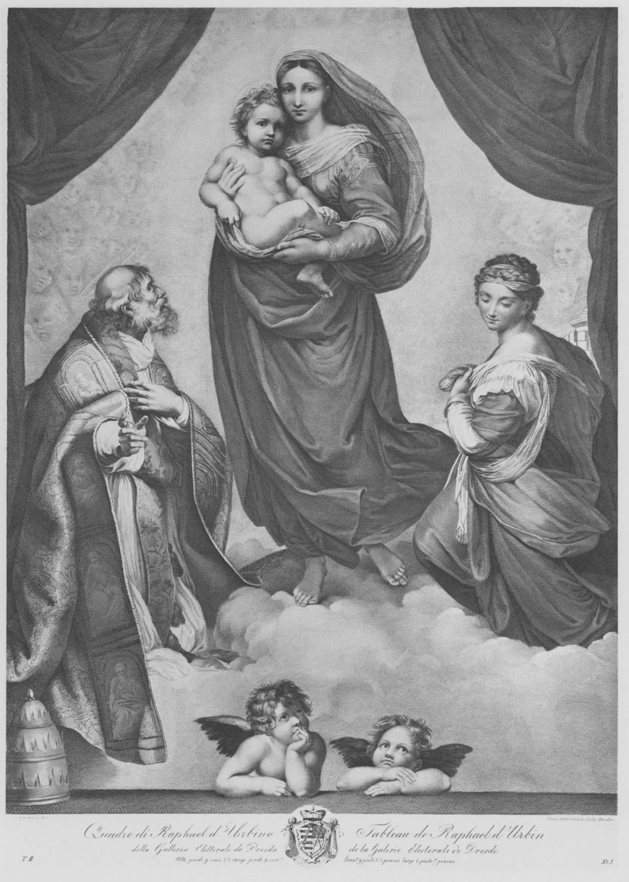 Sixtinská madona od Christian Gottfried Schultze