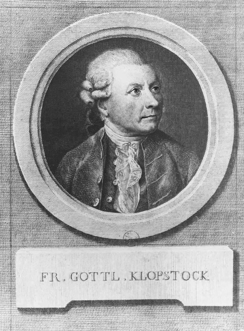 Portrét Friedricha Gottlieba Klopstocka od Christian Gottlieb Geyser