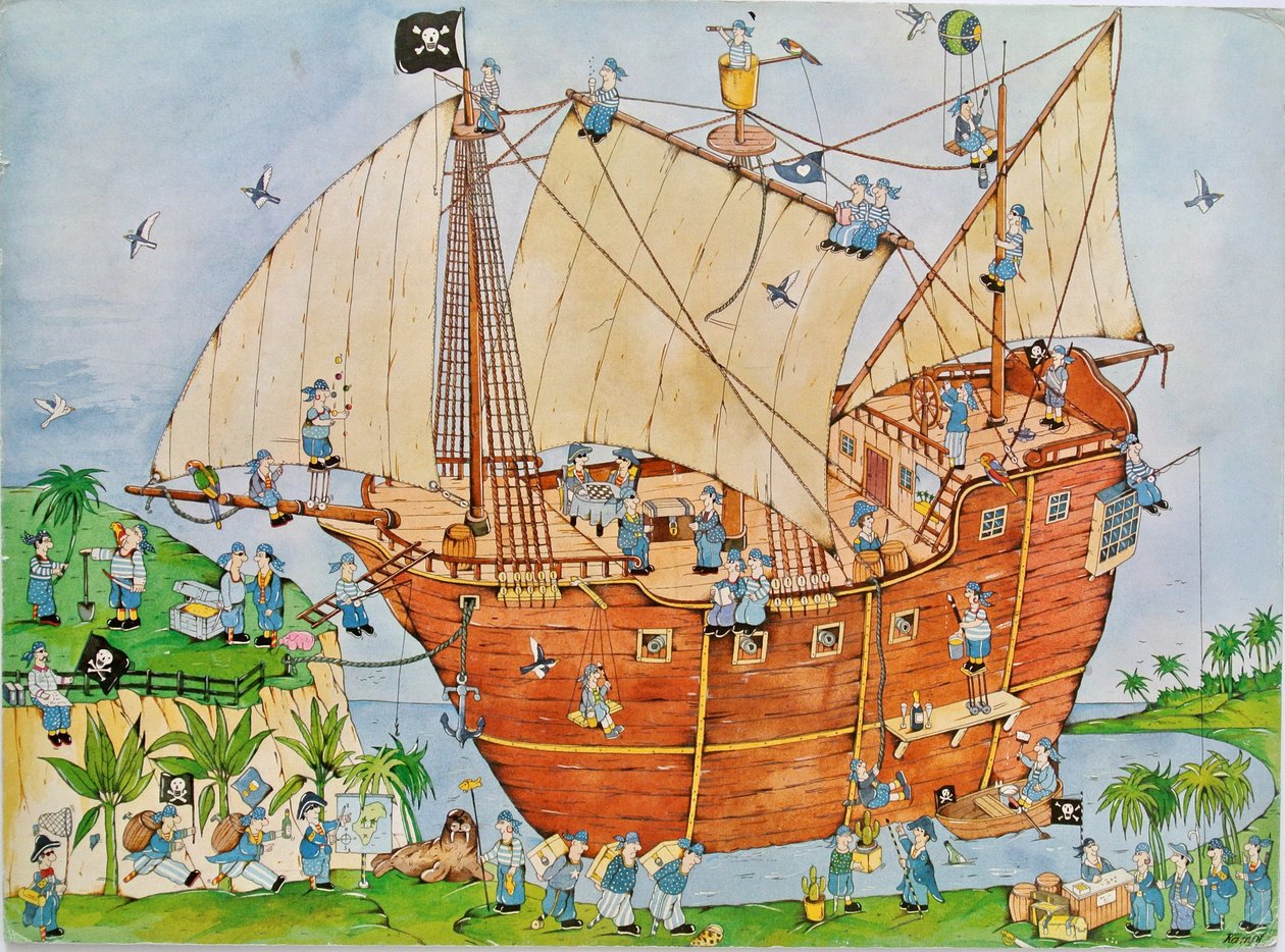Pirátská loď od Christian Kaempf