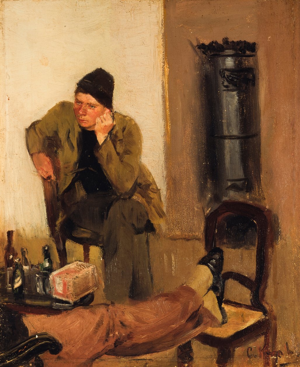 Charles Lundh v rozhovoru s Christianem Krohgem od Christian Krohg