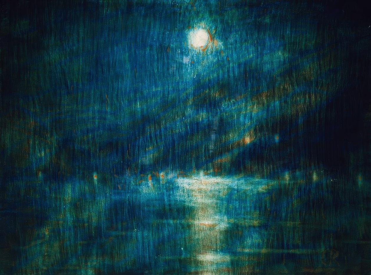 C. Rohlfs, Blue Moon Night (Ascona) od Christian Rohlfs