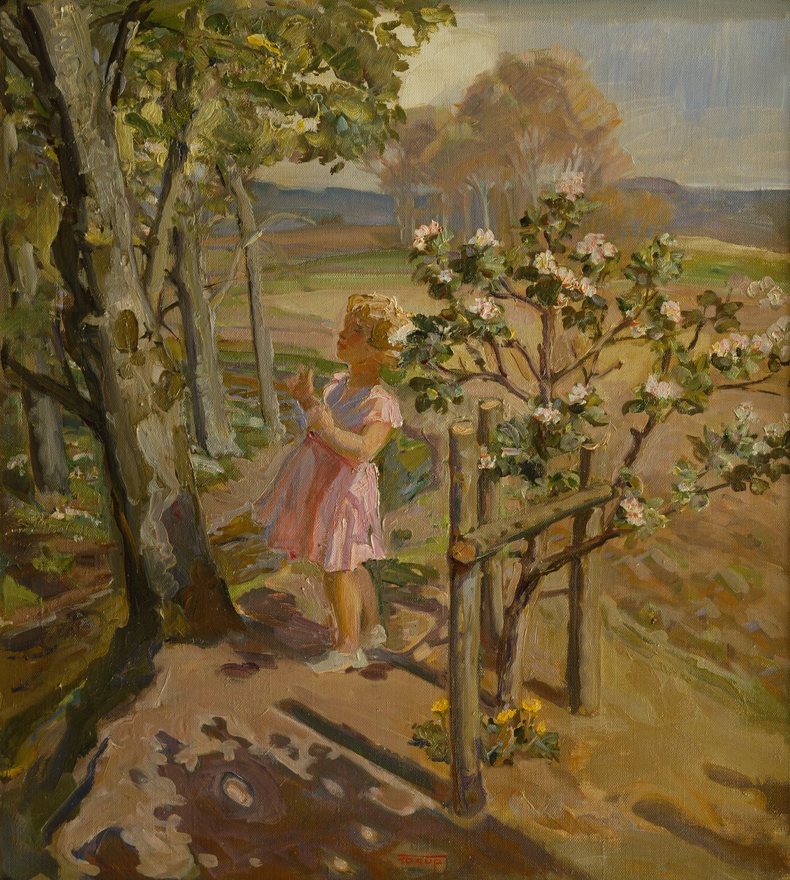 In The Orchard (olej na plátně) od Christian Carl Forup