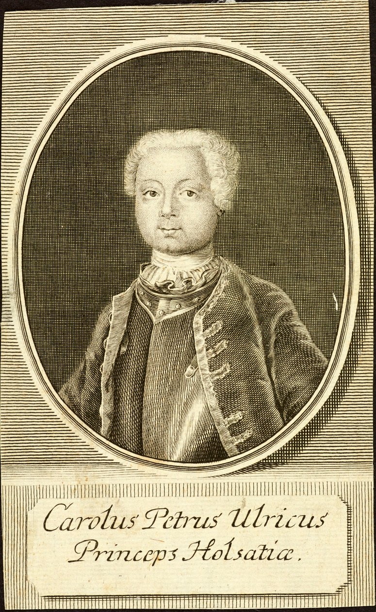 Portrét vévody Karla Petra Ulricha z Holštýnska-Gottorpu 1728-1762, 1734. od Christian Friedrich Fritzsch