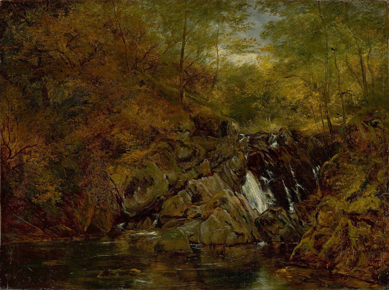 Horský potok od Christian Friedrich Gille