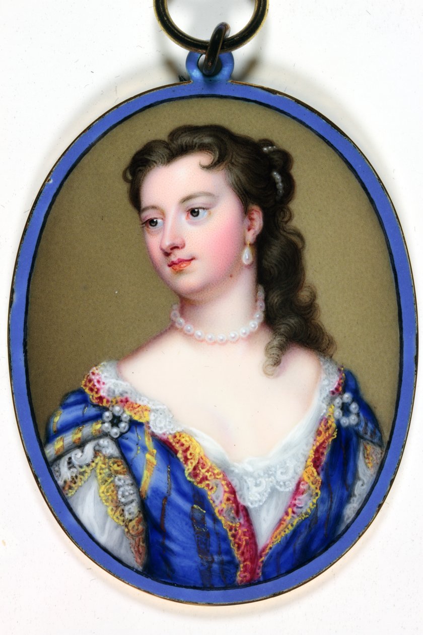 Lady Mary Wortley Montagu (smalt) od Christian Friedrich Zincke
