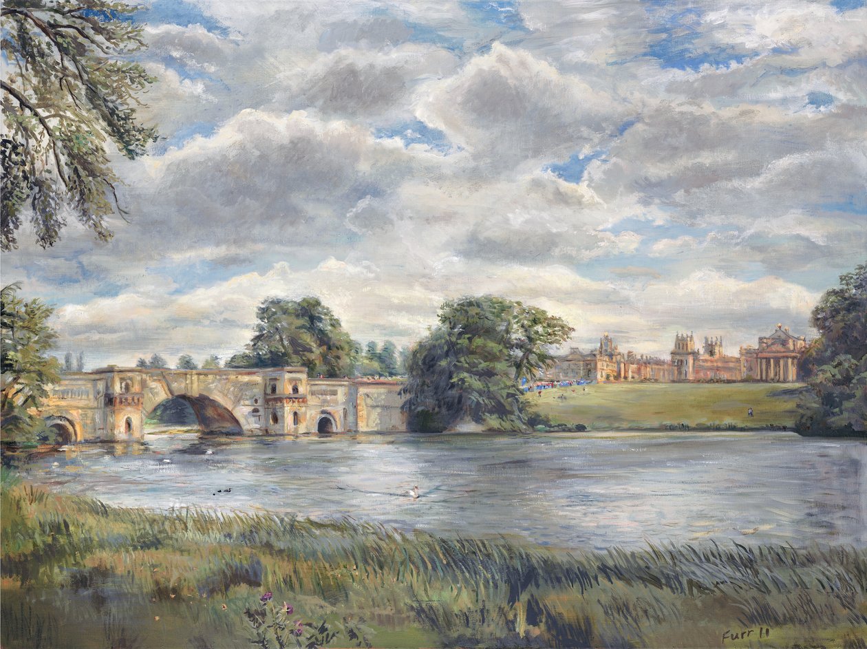 Blenheim Palace, 2011 (olej na plátně) od Christian Furr