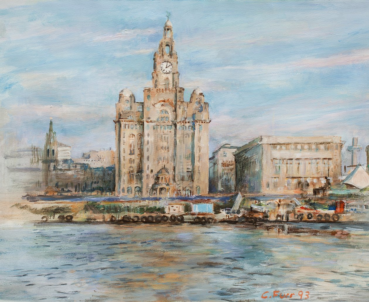 Liverpool Skyline od Christian Furr