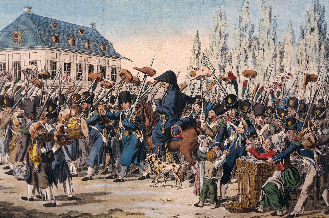 Francouzi vstupují do Jeny, 14. října od Christian Gottfried Geissler