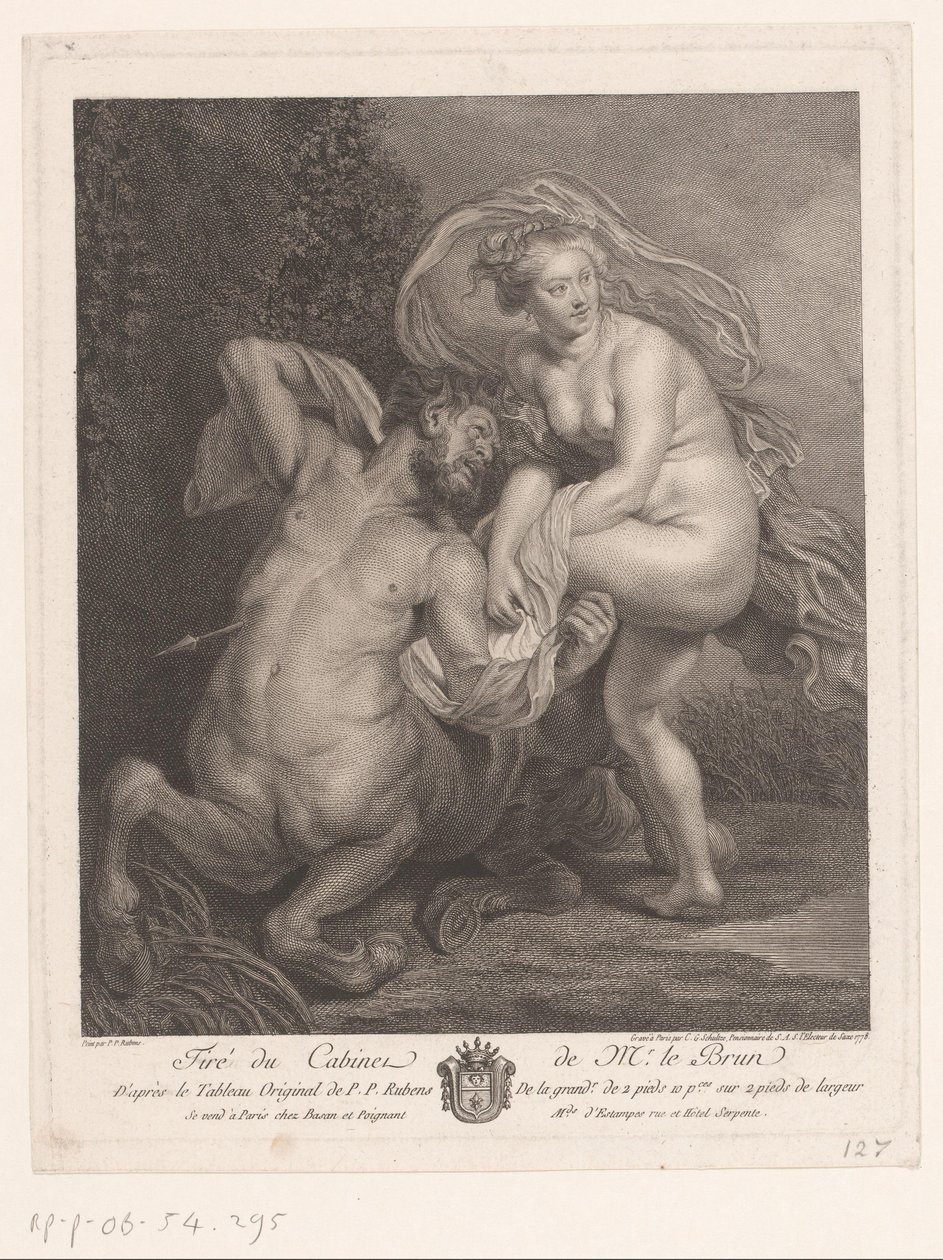 Deianeira v Nessos od Christian Gottfried Schultze