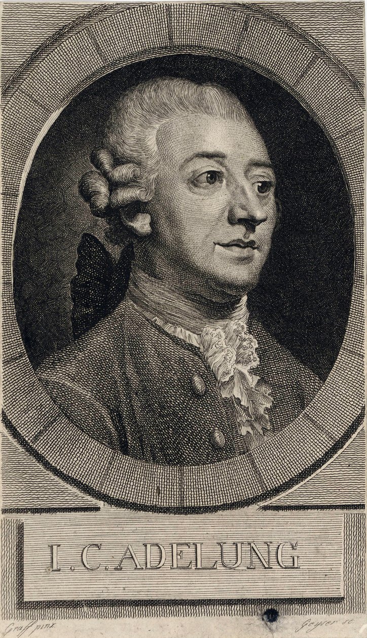 Johann Christoph Adelung 1732-1806. od Christian Gottlieb Geyser