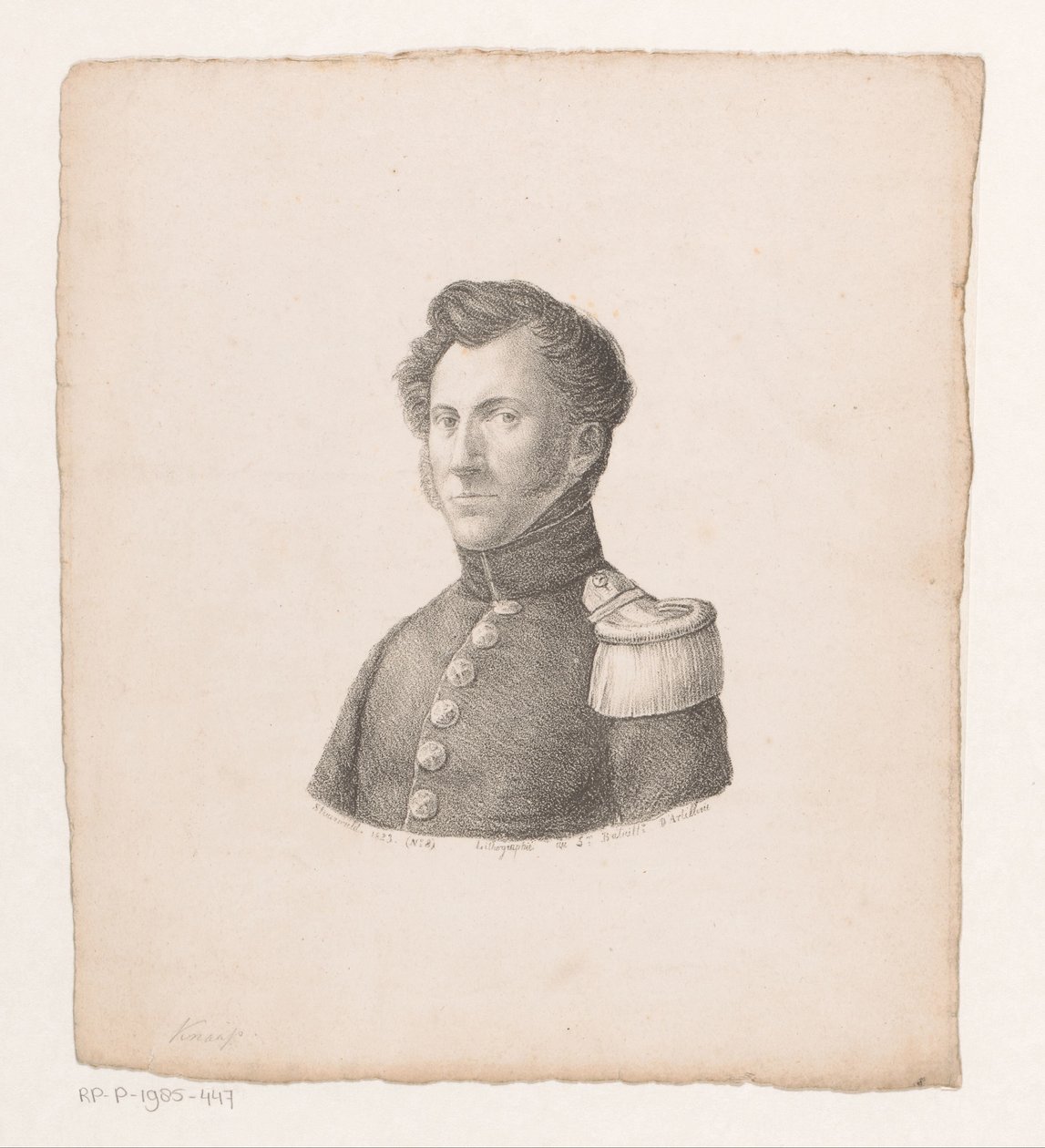 Portrét Arnolda Willema de Bruin od Christian Heinrich Gottlieb Steuerwald