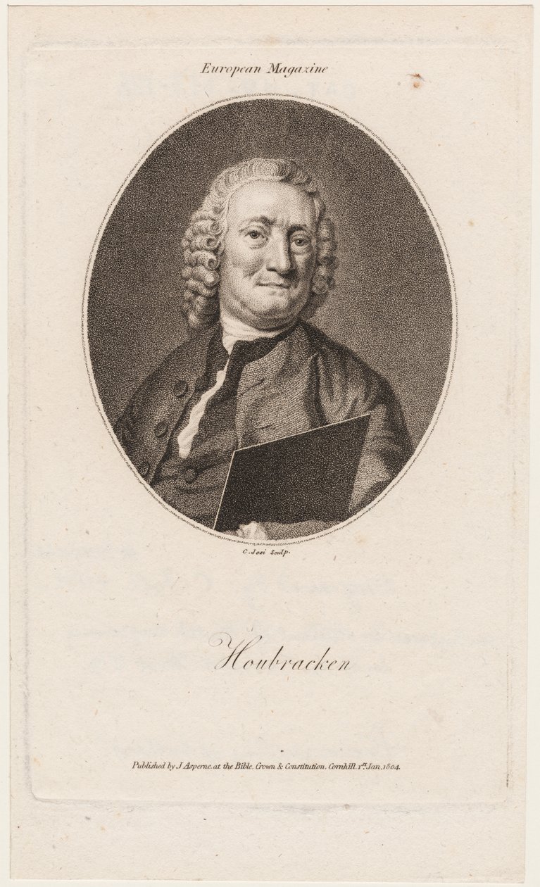 Houbraken, z „European Magazine“, 1804 od Christian Josi