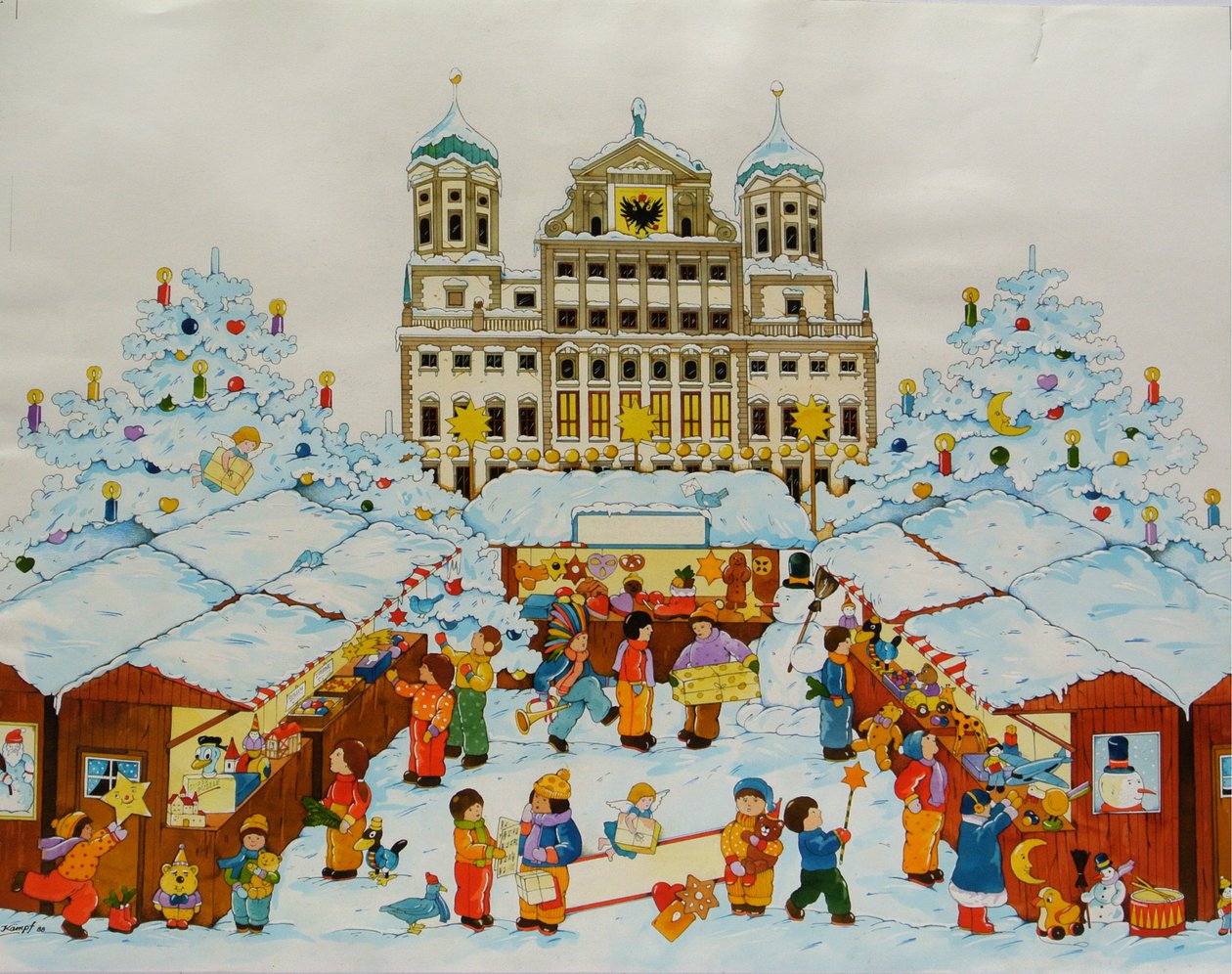 Vánoční trh (Staré město Augsburg) od Christian Kaempf