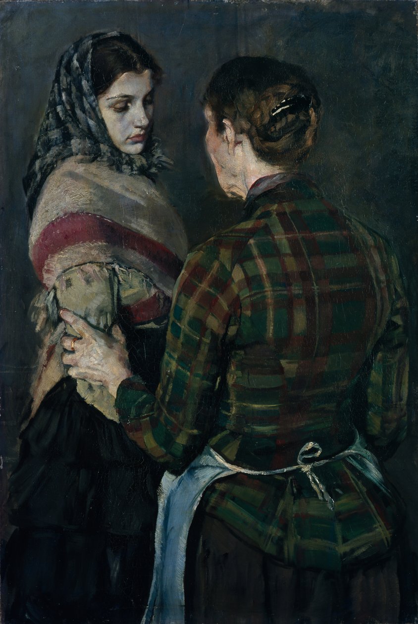 Varování (malba) od Christian Krohg