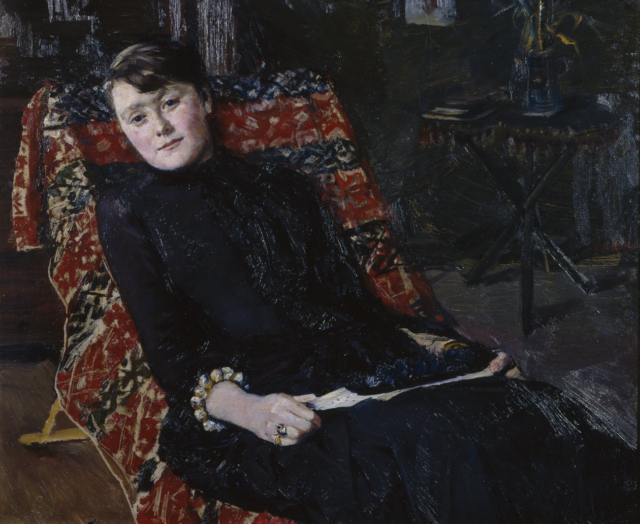 Herečka Constance Brown od Christian Krohg