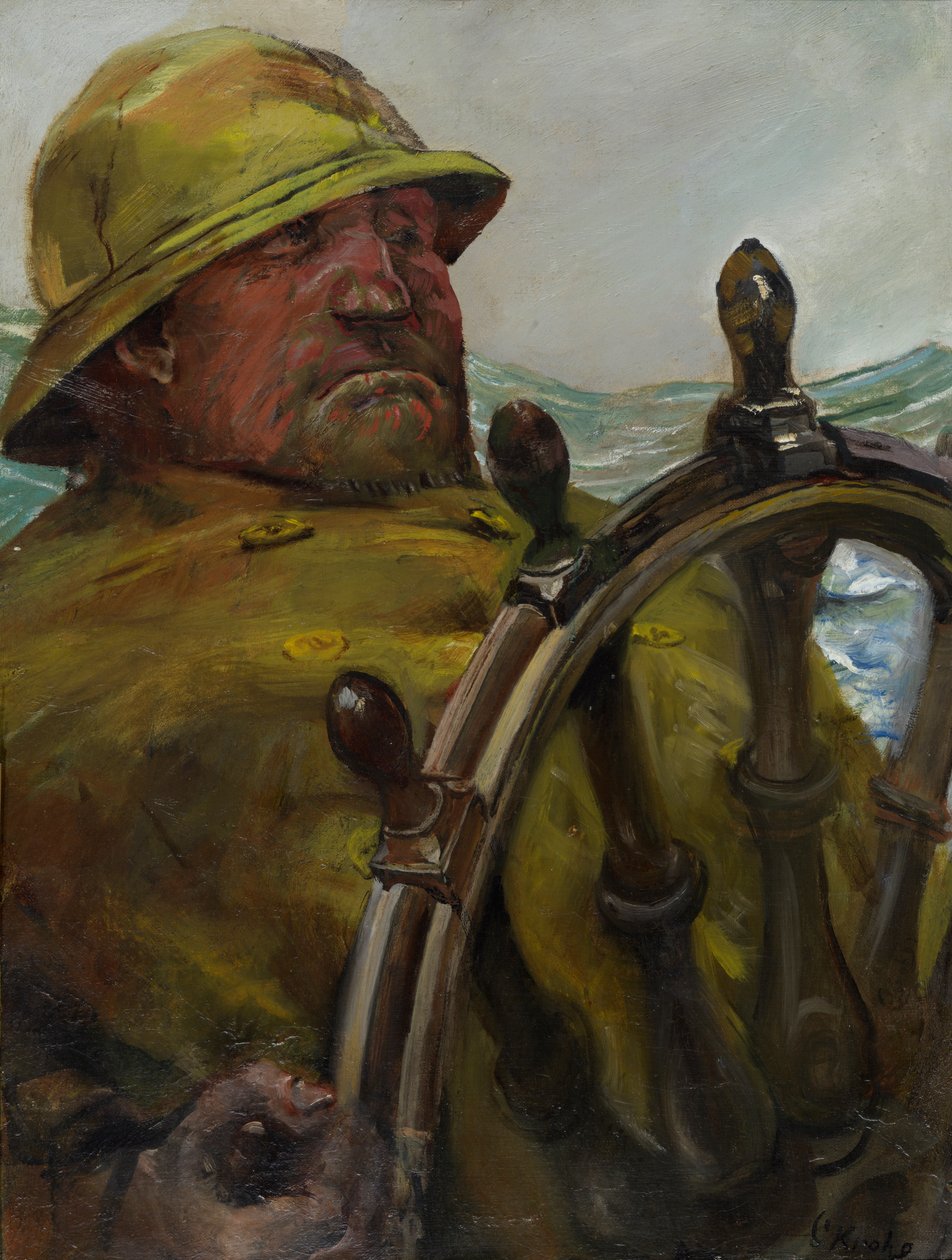 U kormidla od Christian Krohg