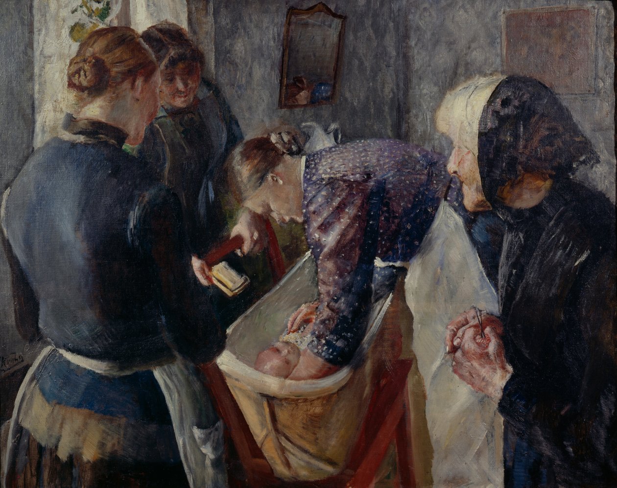 Ve vaně od Christian Krohg