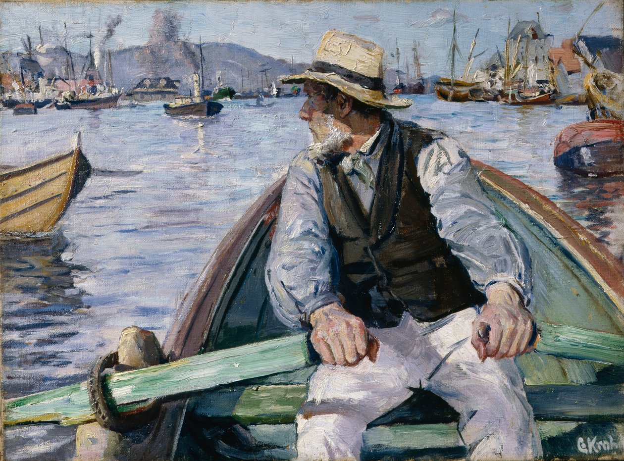Těšte se, Bergenský záliv od Christian Krohg