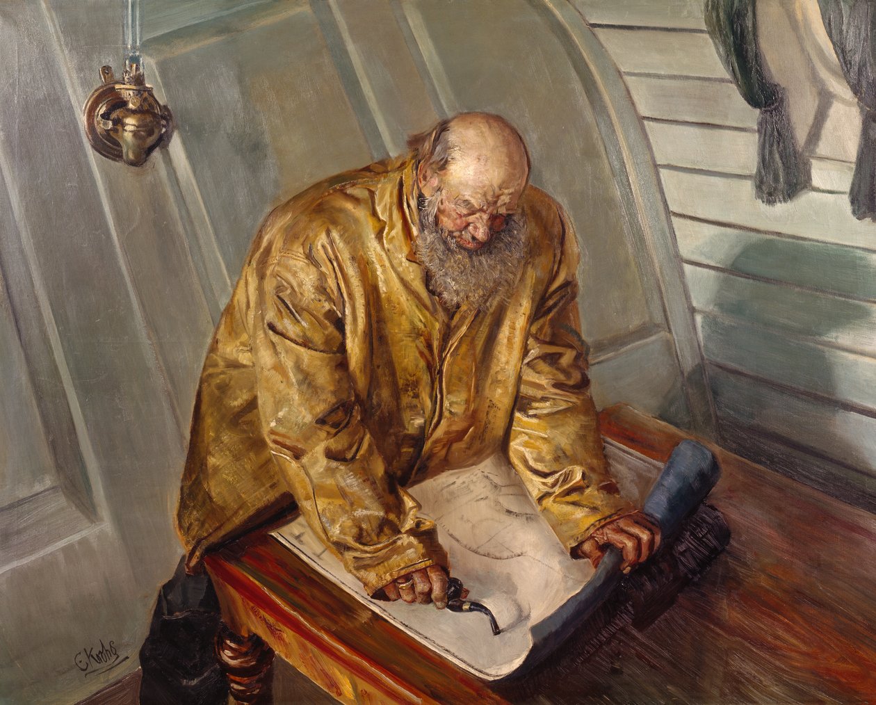Kalné vody (olej na plátně) od Christian Krohg