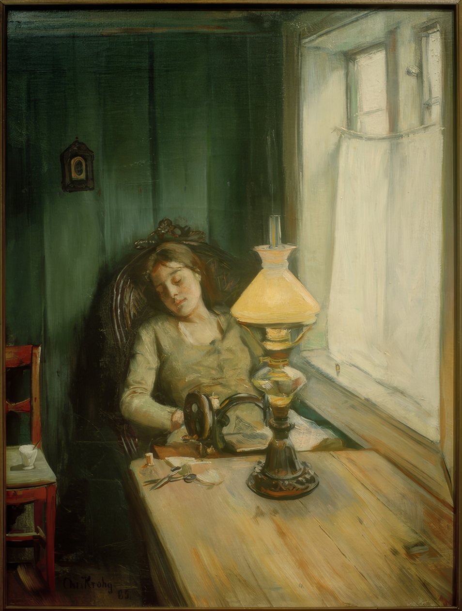 Unavený od Christian Krohg
