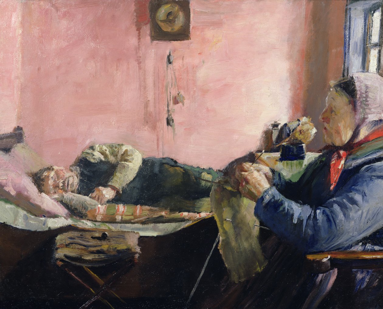 Odpolední spánek Nielse Gaihedeho od Christian Krohg