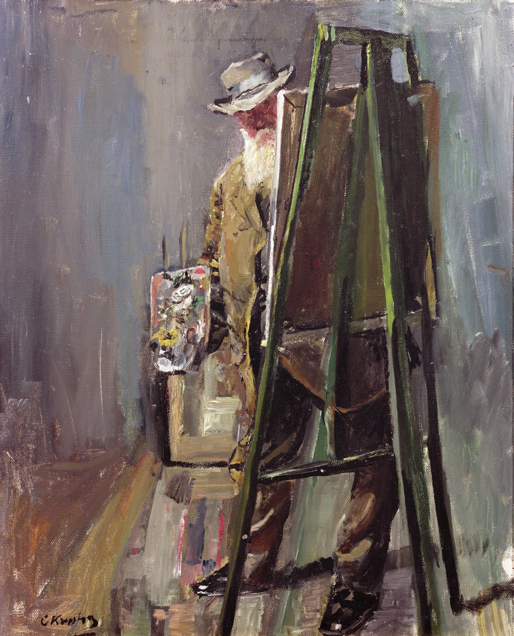 Autoportrét od Christian Krohg